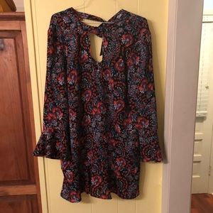 Bold patterned dress